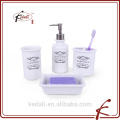 white modern bathroom ceramic set